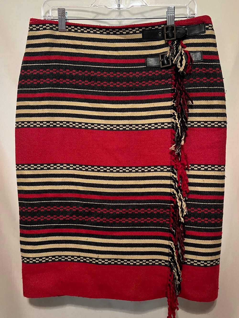 Jones New York Vintage Southwestern-style Wrap Skirt Size 10